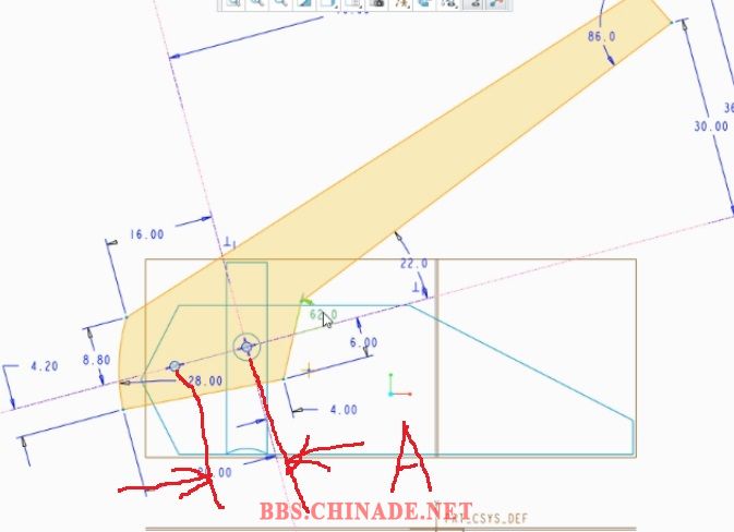 两个孔之间的距离应该是定值