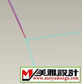 红色和中间线不同点